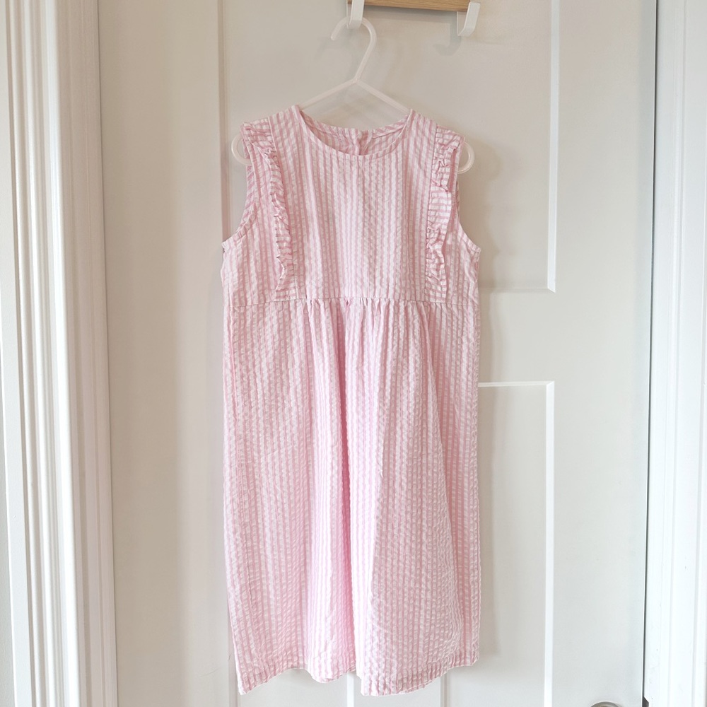 Smocked Auction Girls Dress, Size 8